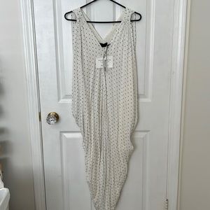 Hatch Amira Kaftan white batik diamond